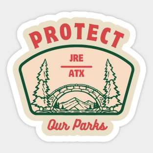 Protect our Park Ranger Tee Sticker